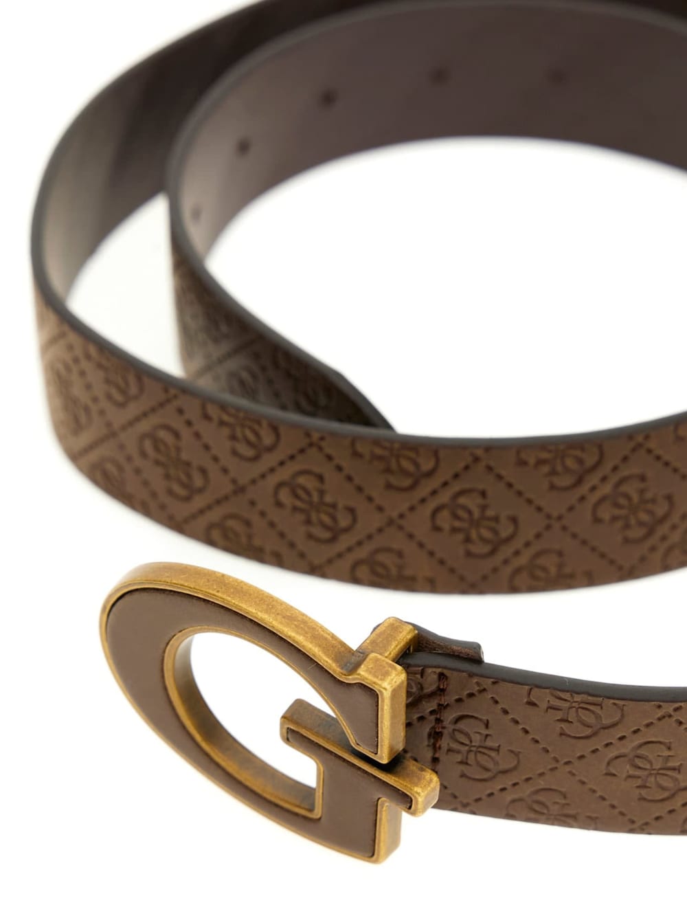 Quattro G Leather Belt - Guess