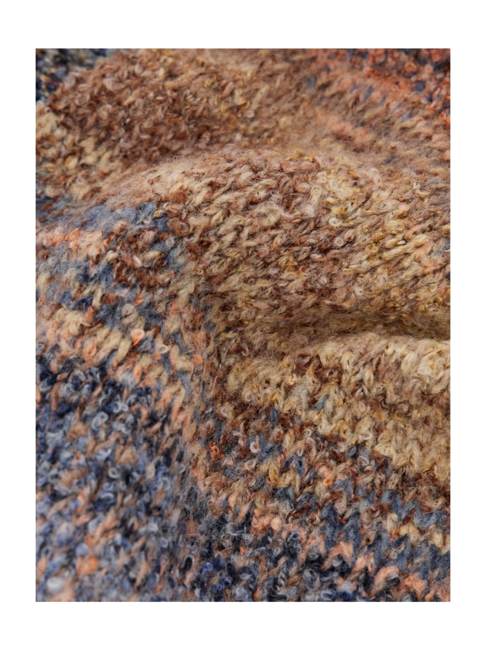 Wool-Blend Space-Dye Scarf - Guess