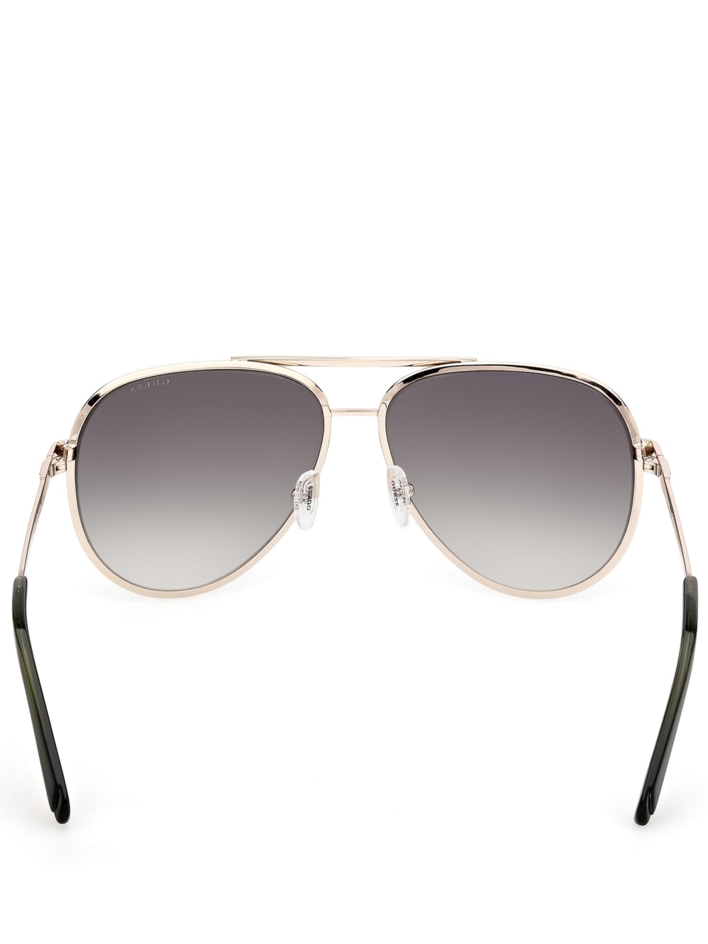 Aviator Striped Metal Sunglasses - Guess