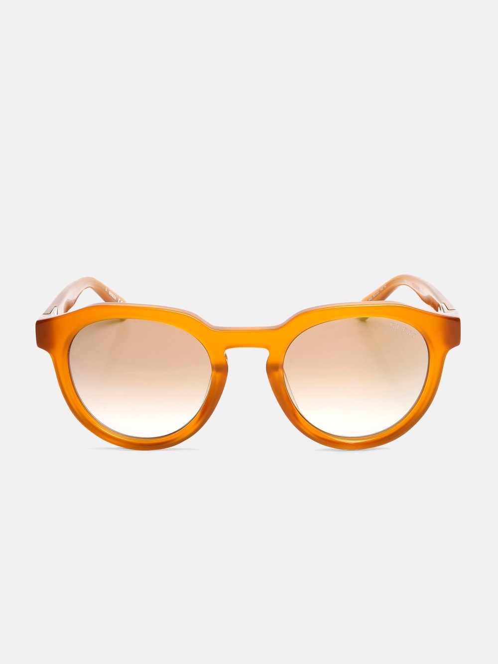 Oversized Round Plastic Sunglasses - Guess