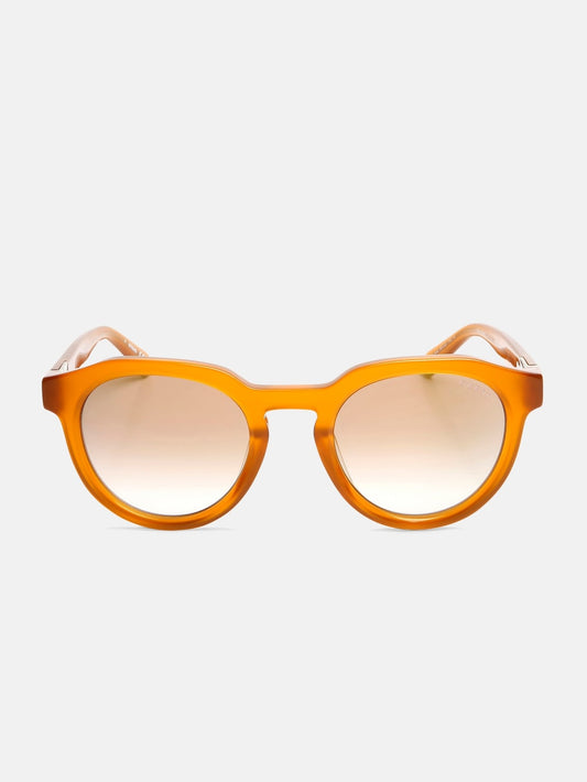 Oversized Round Plastic Sunglasses - Guess