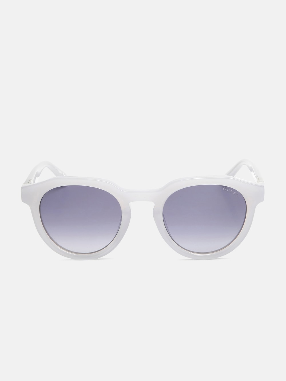 Oversized Round Plastic Sunglasses - Guess