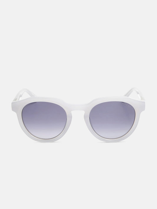 Oversized Round Plastic Sunglasses - Guess