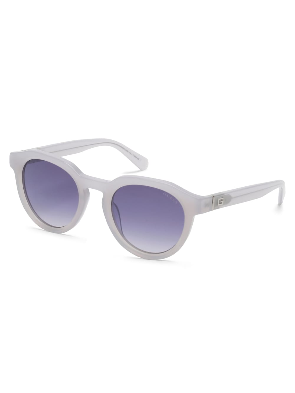 Oversized Round Plastic Sunglasses - Guess
