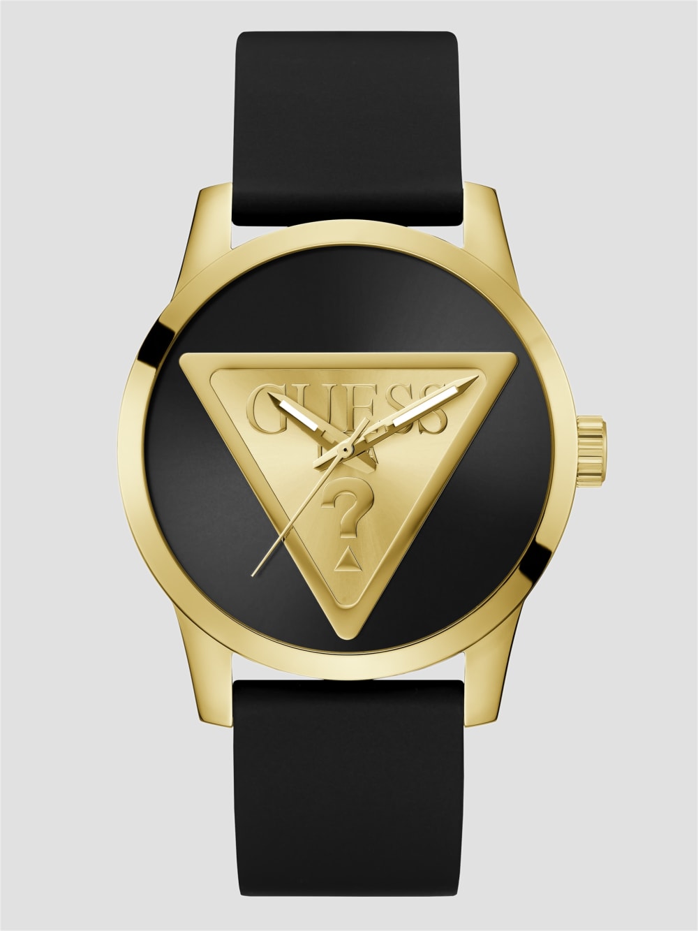 Gold-Tone and Black Analog Watch - Guess