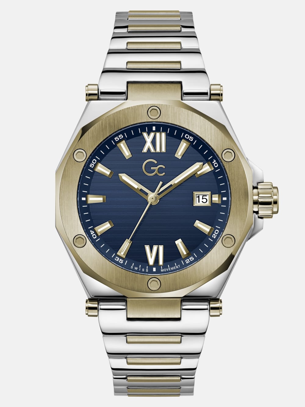 Gc Two-Tone Multifunctional Watch - Guess