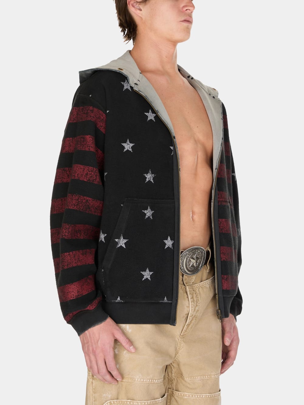 vintage washed reversible sweatshirt - Guess