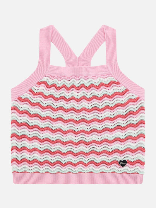 Eco Sweater Halter Tank Top (7-16) - Guess