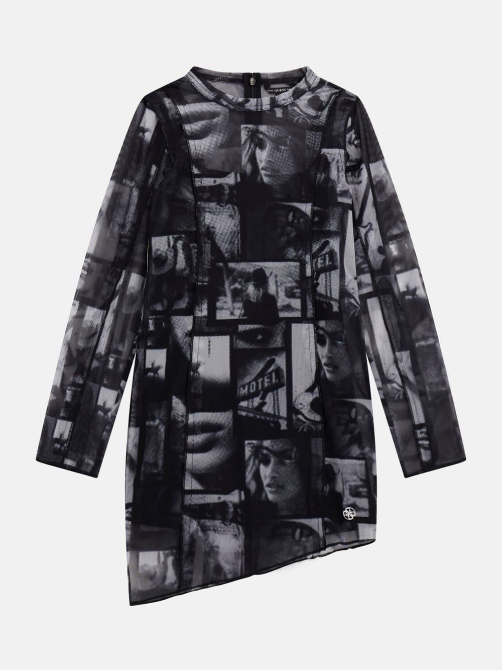 Printed Mesh Dress (7-16) - Guess