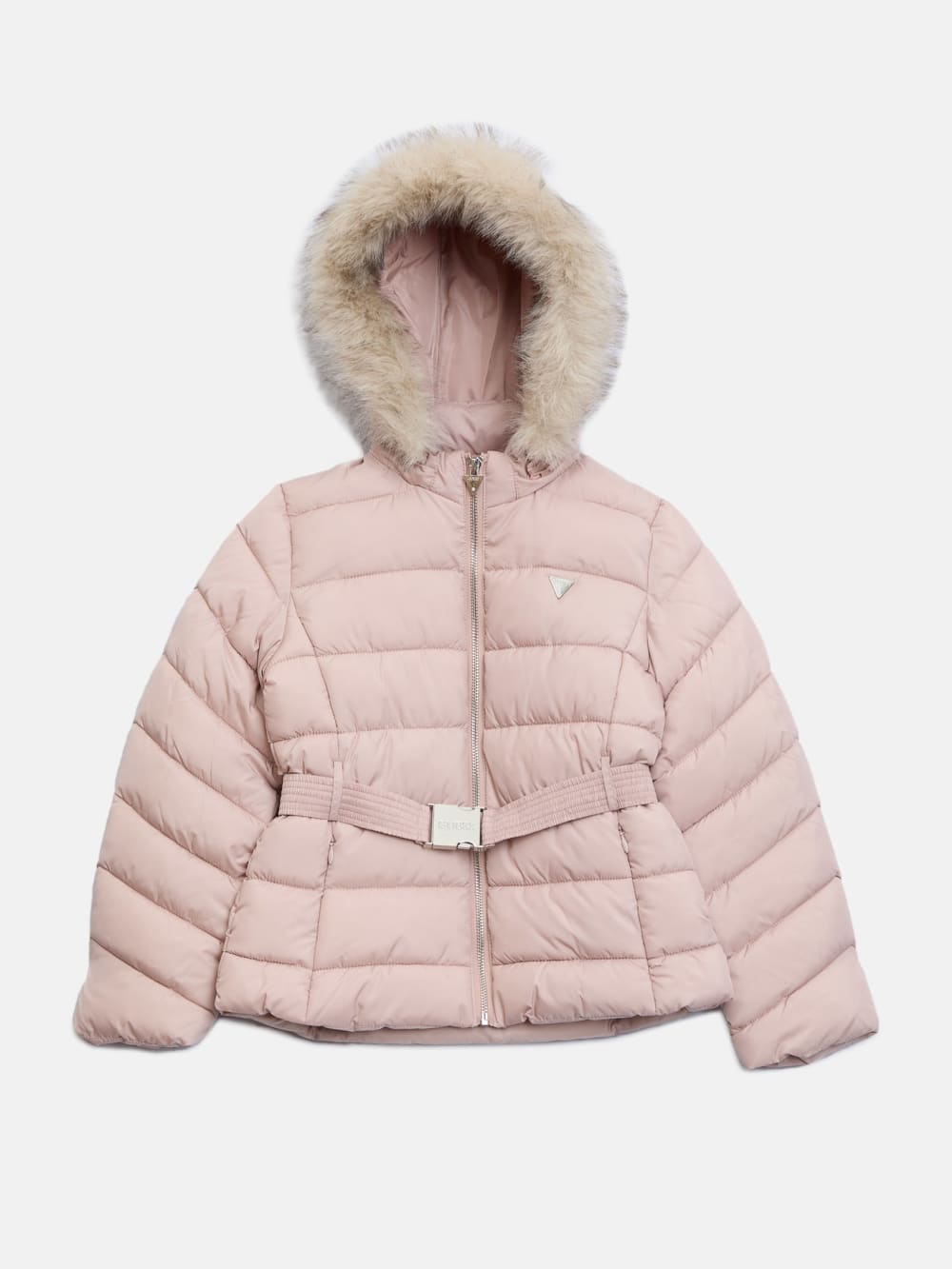 Evelyn Matte Puffer Jacker (7-14) - Guess