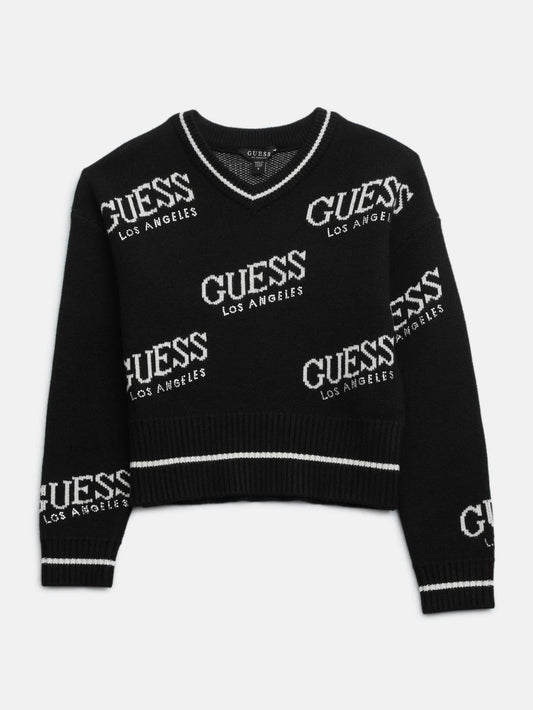 Dateryn V-Neck Sweater (7-14) - Guess