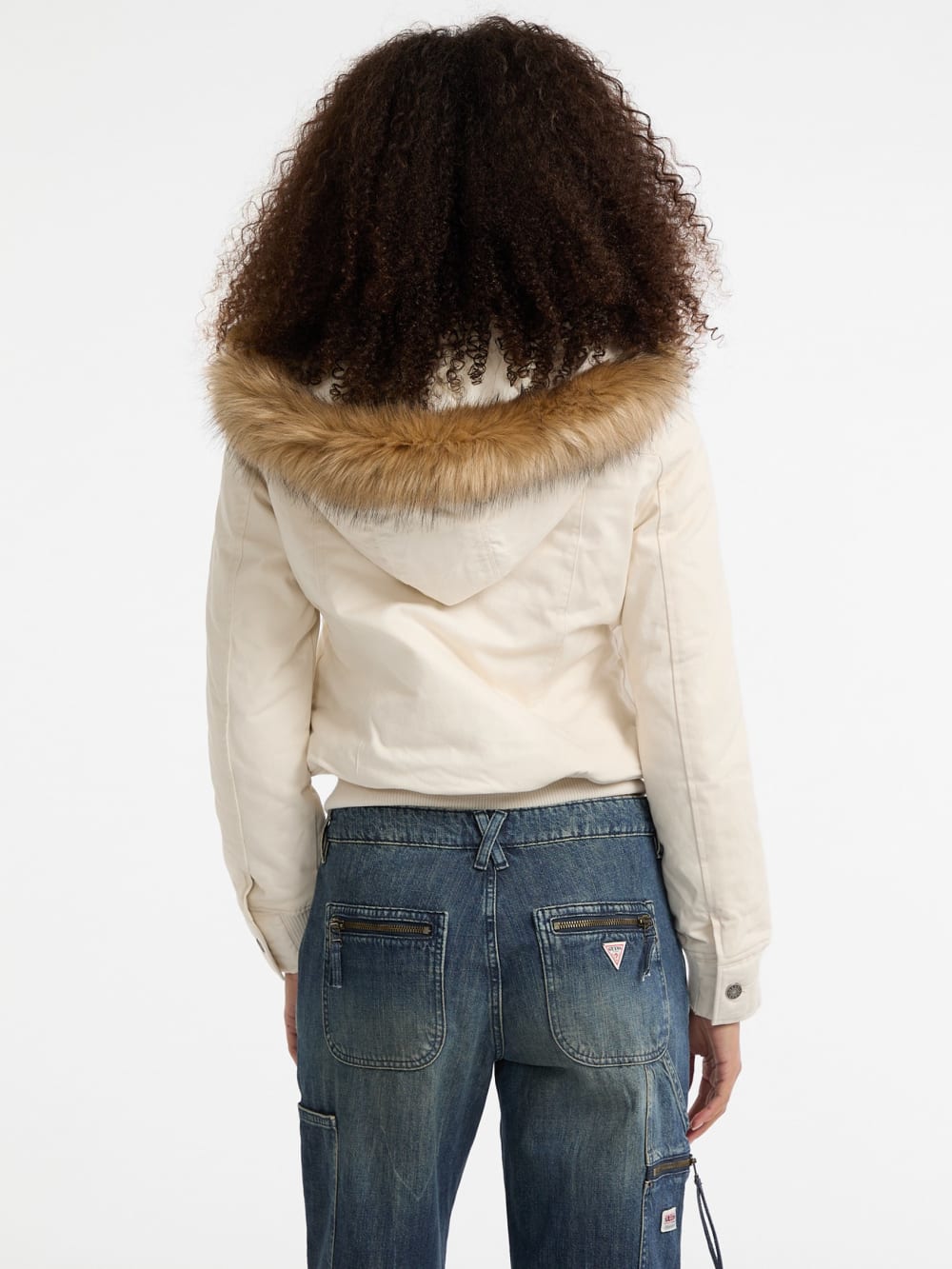 GUESS Originals Eco Faux-Fur Hooded Parka - Guess