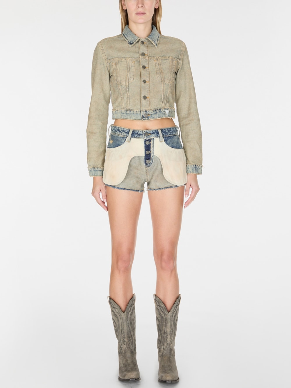 reversed trucker jacket - Guess