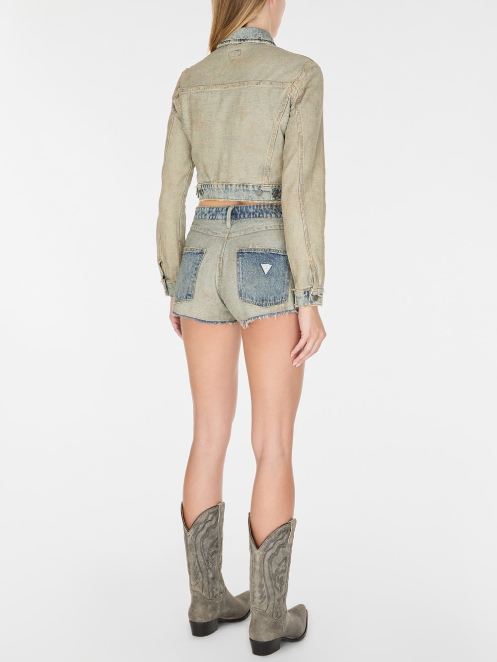reversed trucker jacket - Guess