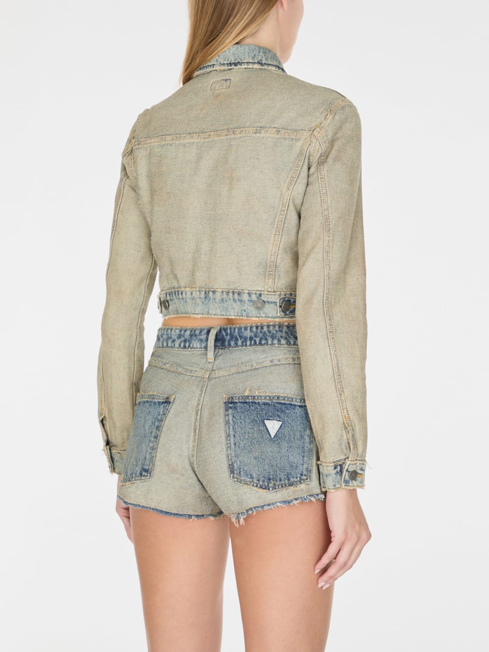 reversed trucker jacket - Guess
