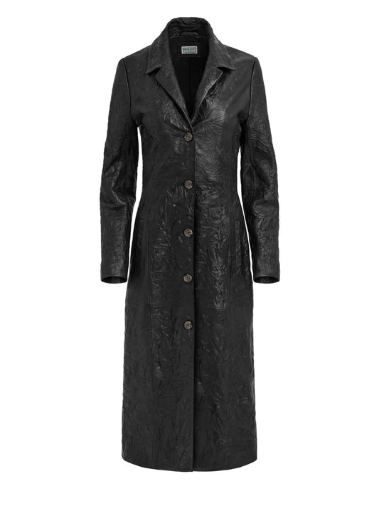 lamb leather coat - Guess