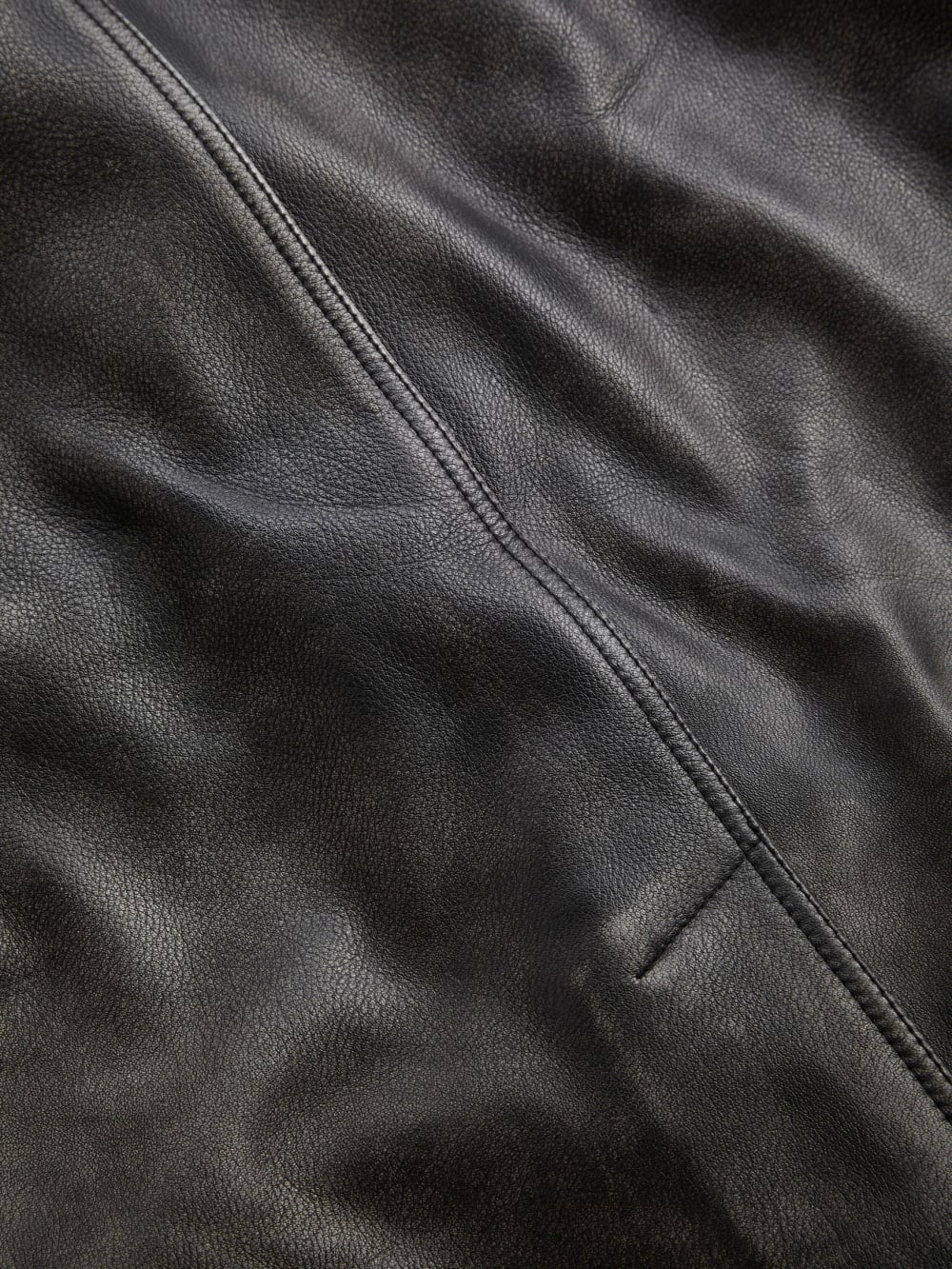 vintage leather jacket - Guess