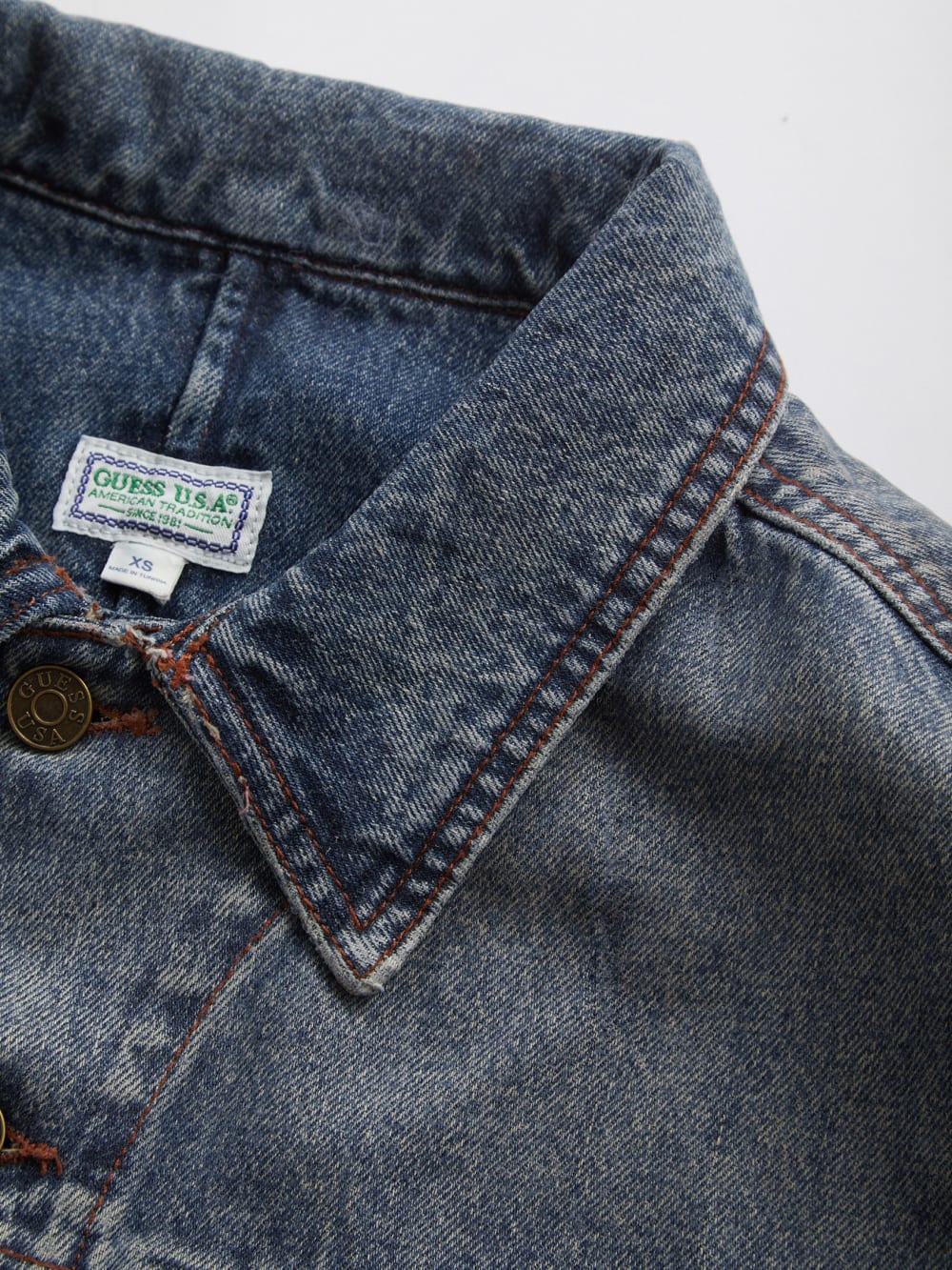 oversized pieced denim jacket - Guess