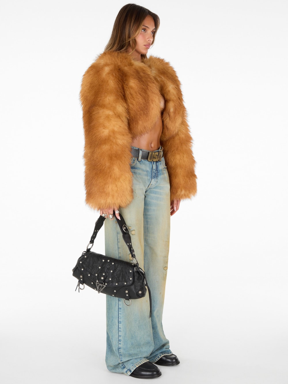 faux-fur bolero - Guess