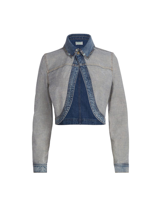reverse denim jacket - Guess