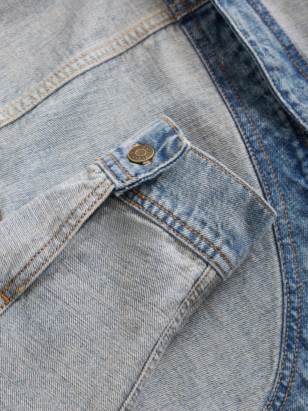 reverse denim jacket - Guess