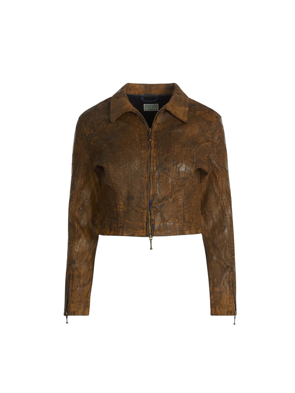 crackle denim jacket - Guess