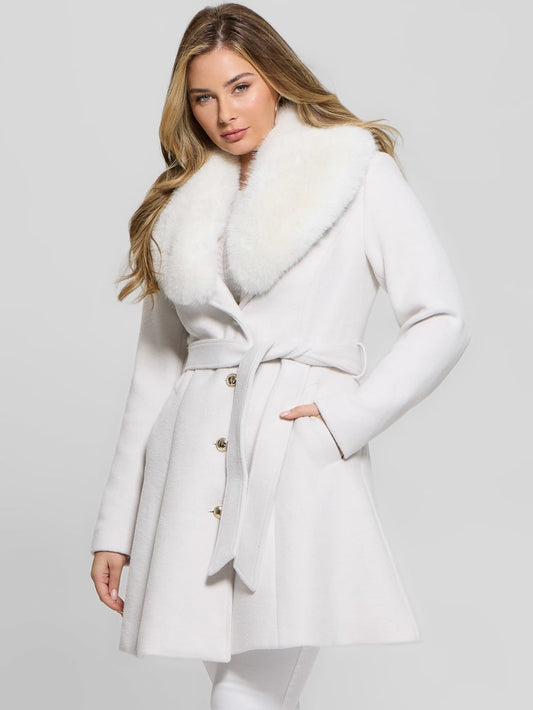 Eve Belted Coat - Guess