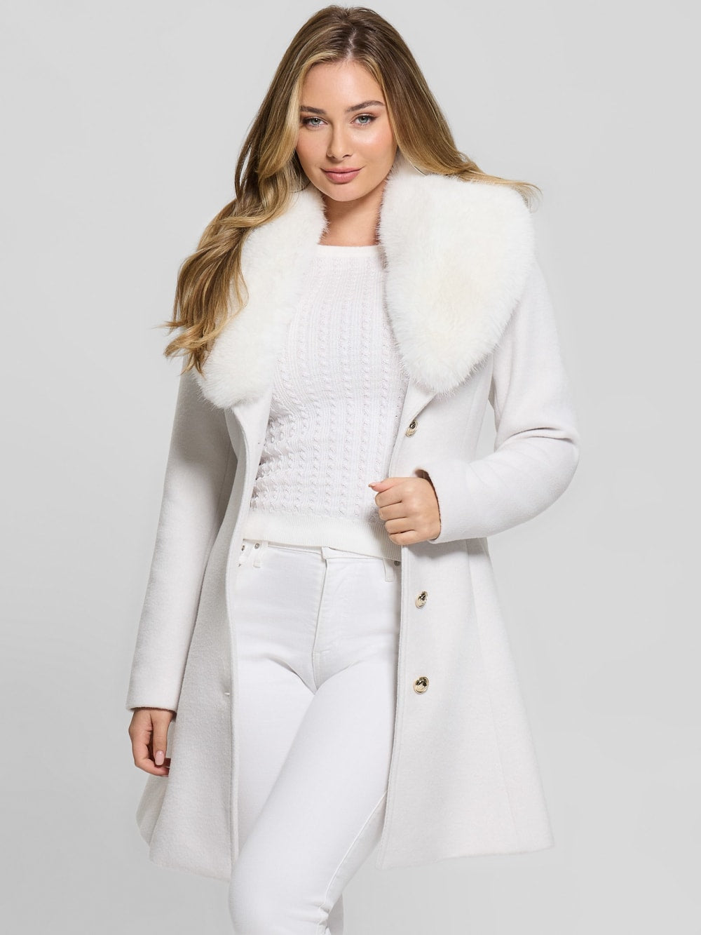 Eve Belted Coat - Guess