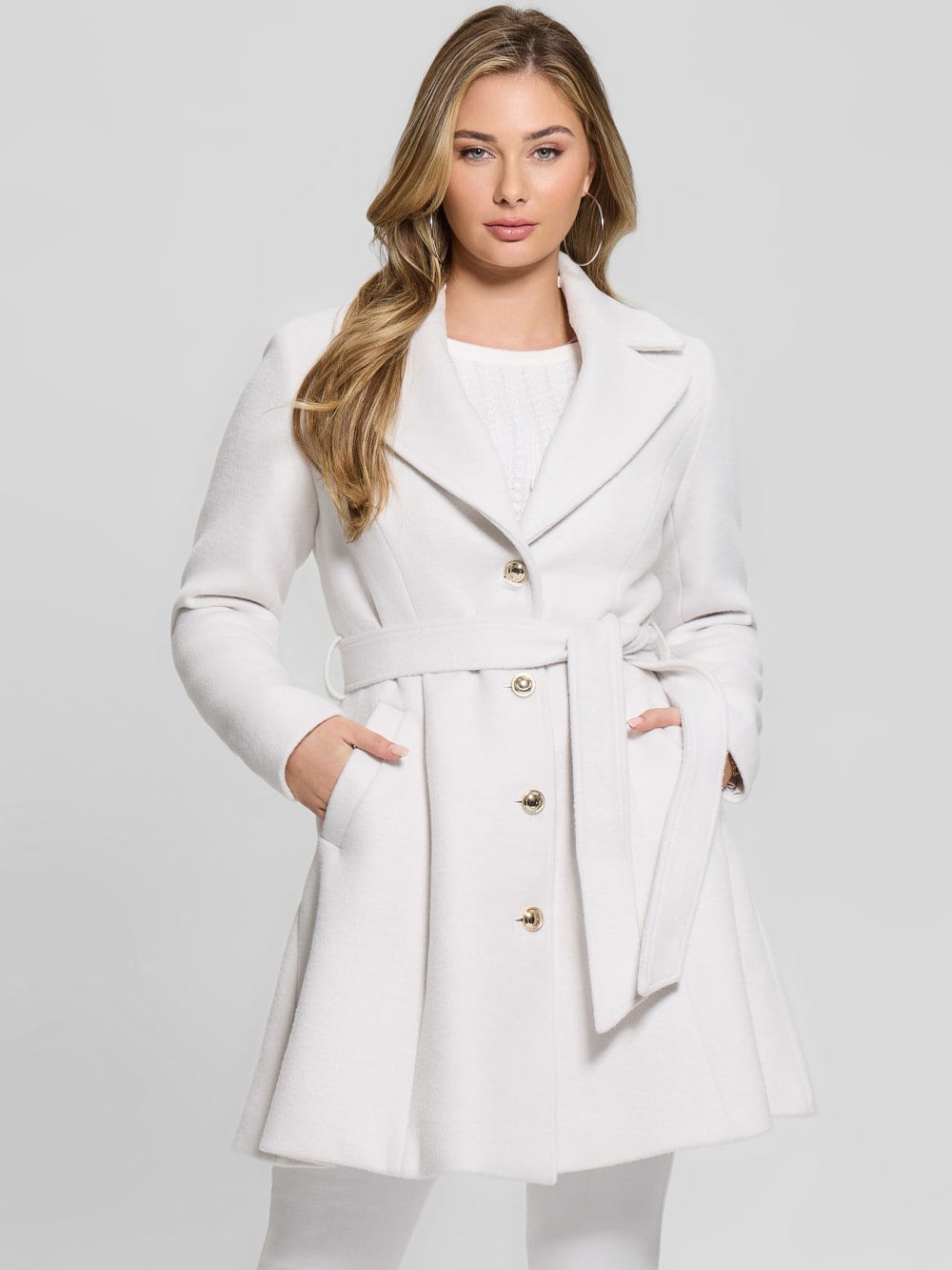Eve Belted Coat - Guess