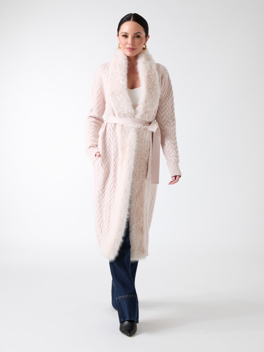 Paula Wrap Cardigan Coat - Guess