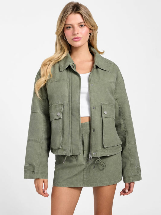 Eco Myles Canvas Field Jacket - Guess