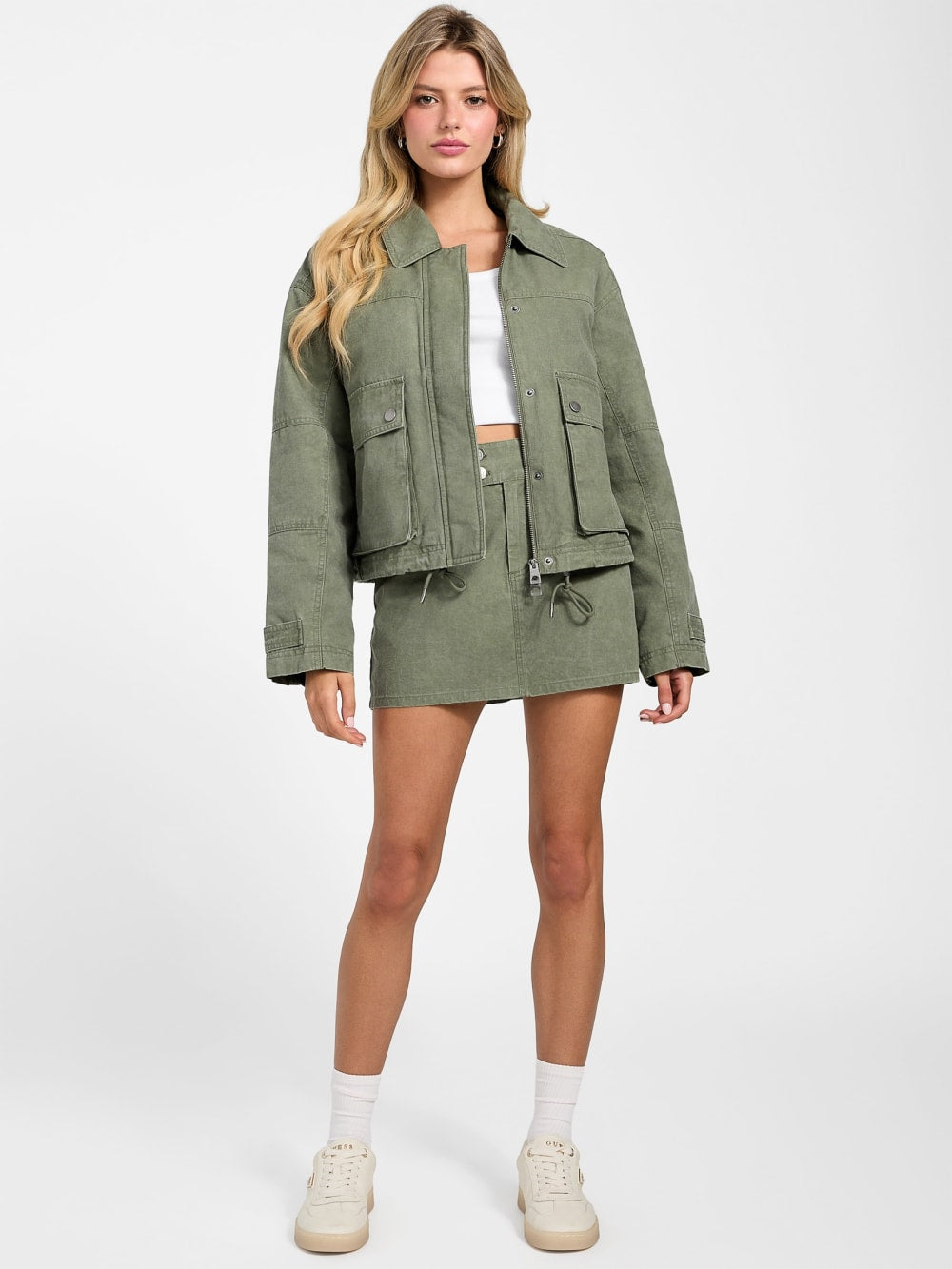 Eco Myles Canvas Field Jacket - Guess