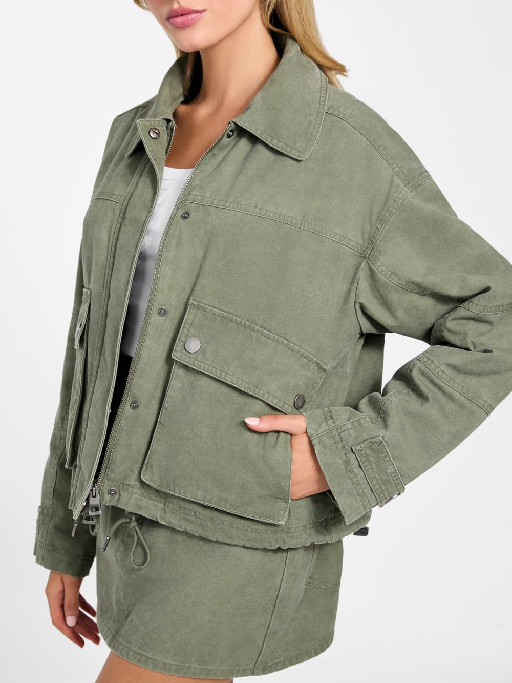 Eco Myles Canvas Field Jacket - Guess