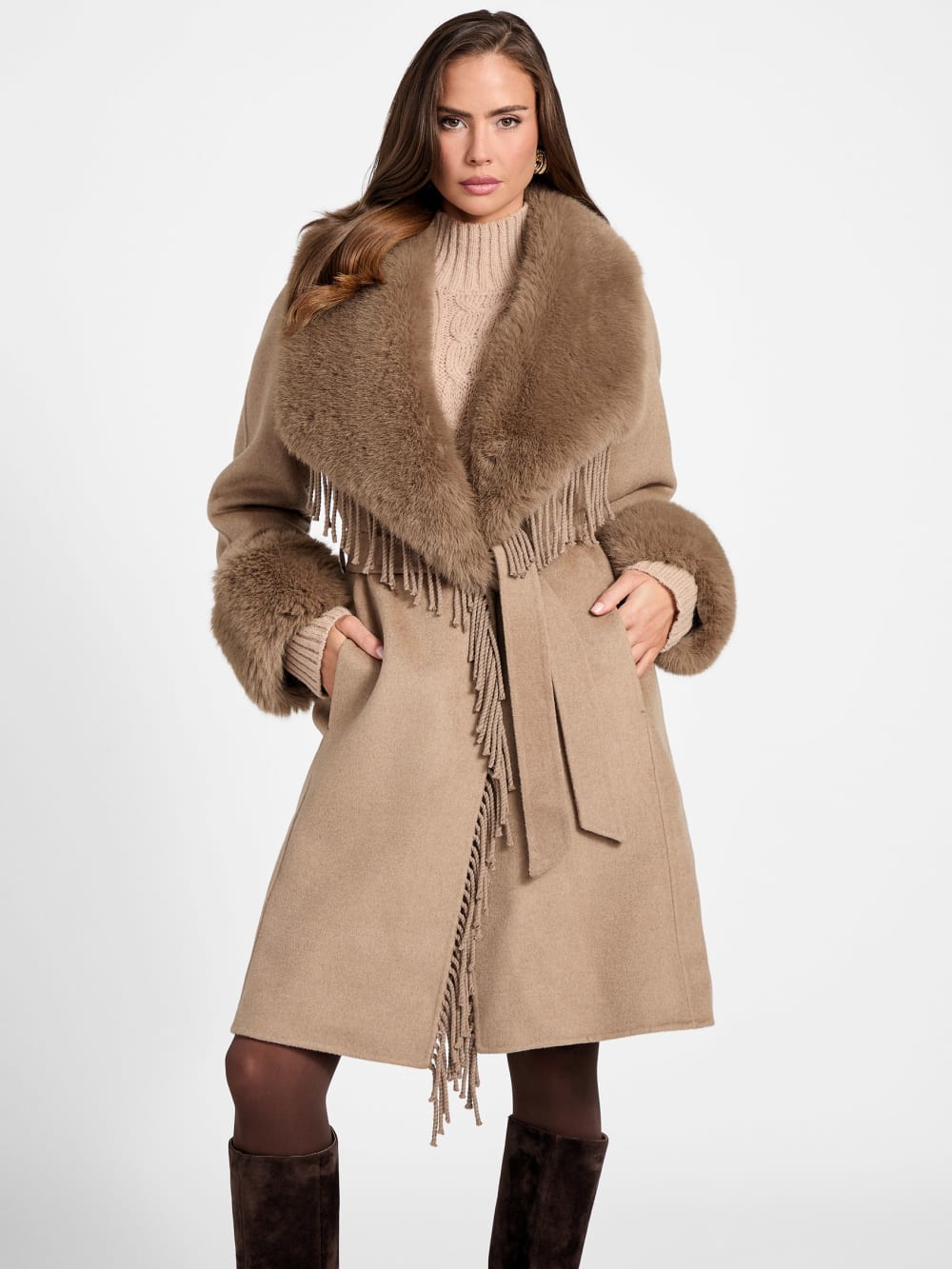 Liliana Wool-Blend Coat - Guess