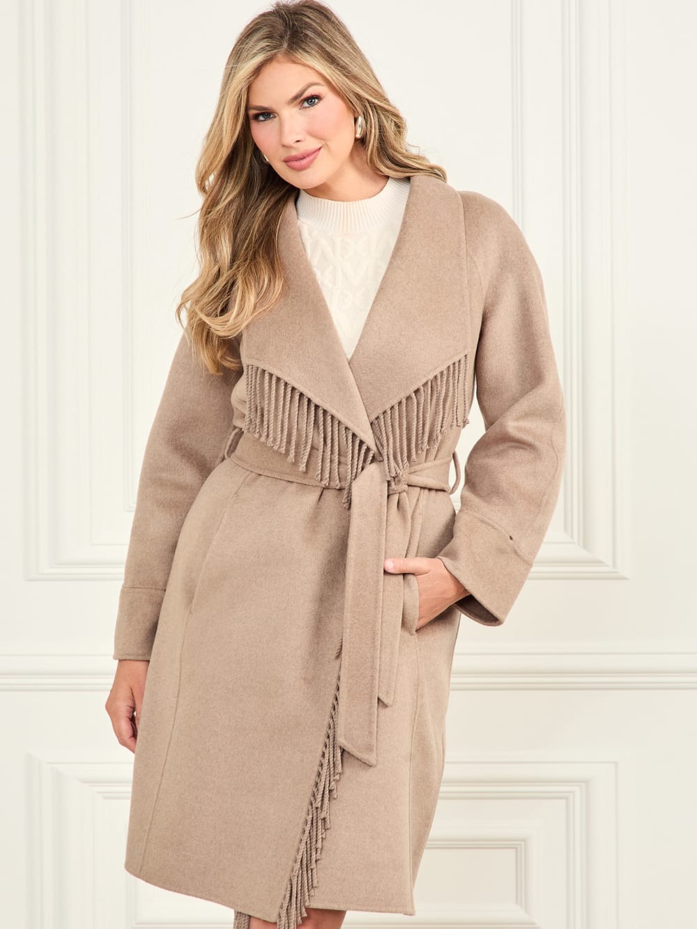 Liliana Wool-Blend Coat - Guess