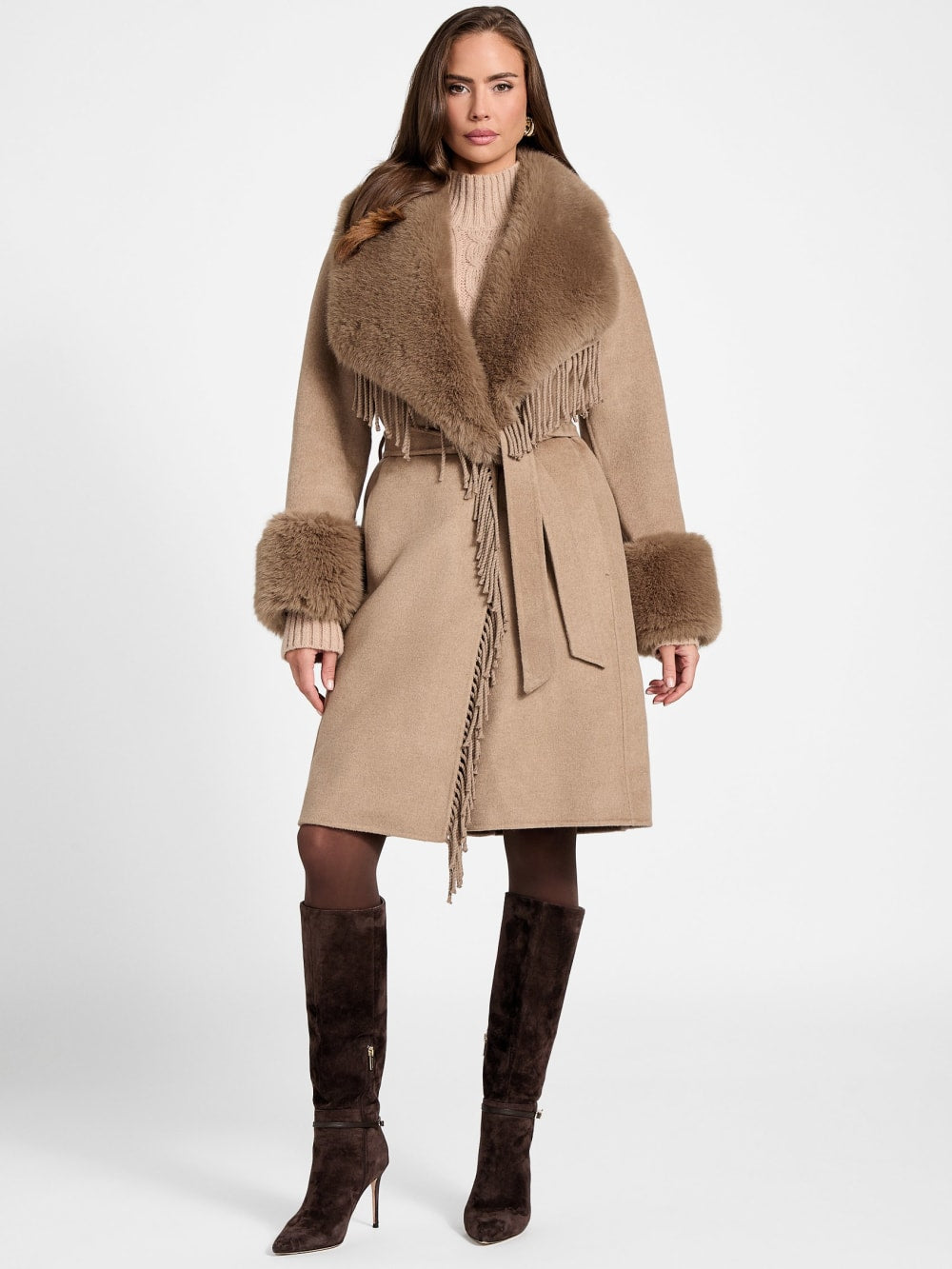 Liliana Wool-Blend Coat - Guess