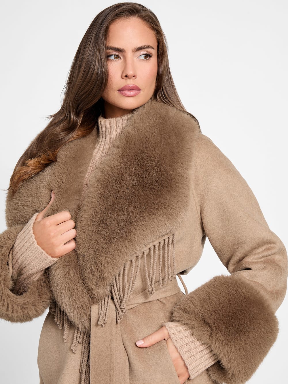 Liliana Wool-Blend Coat - Guess