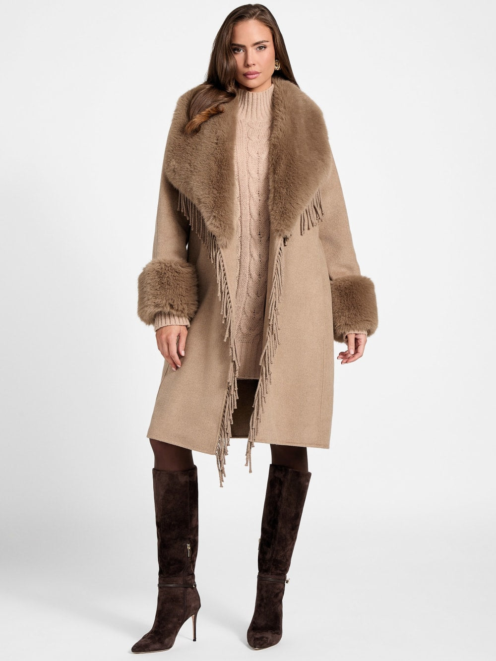 Liliana Wool-Blend Coat - Guess