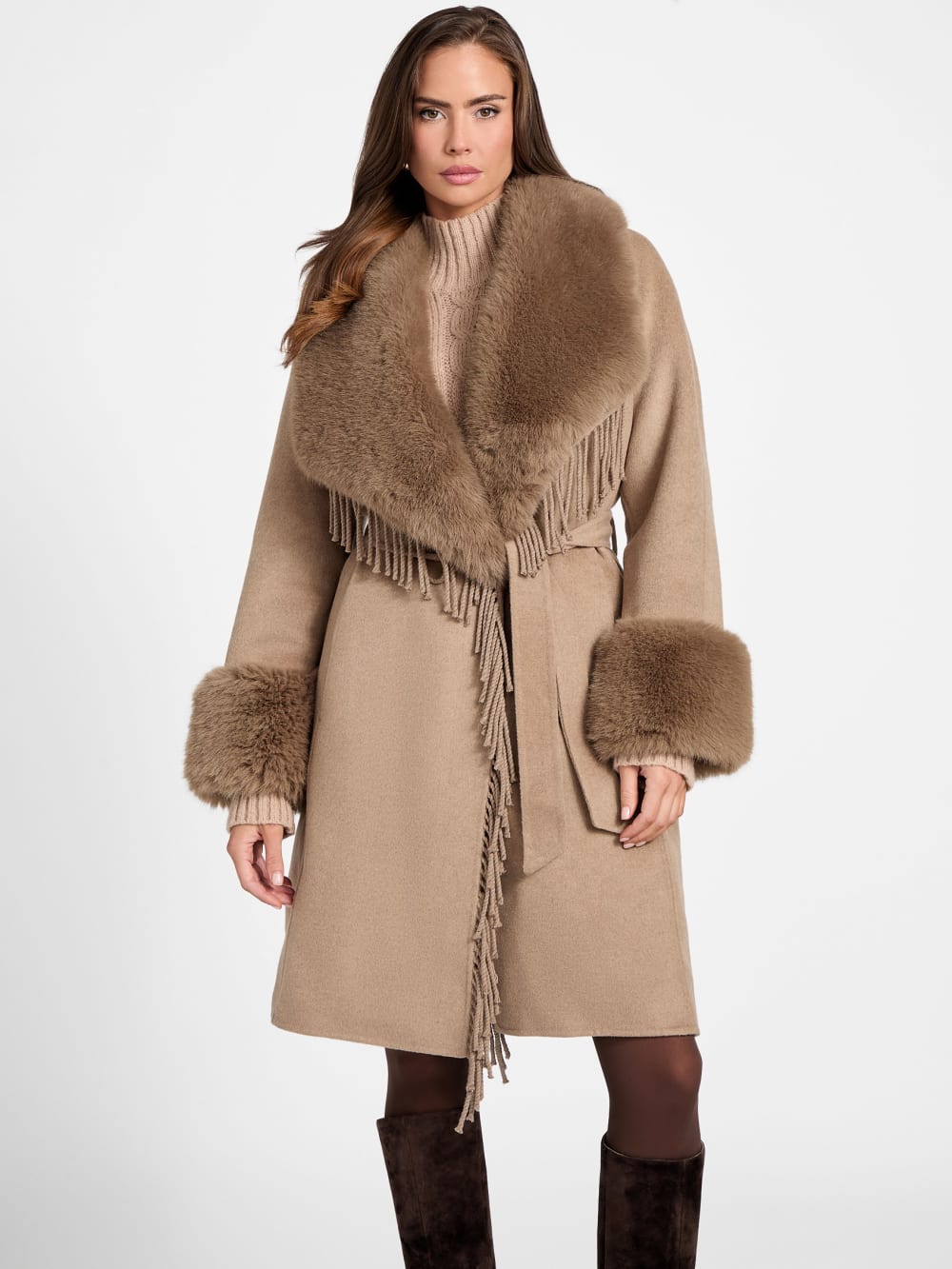 Liliana Wool-Blend Coat - Guess