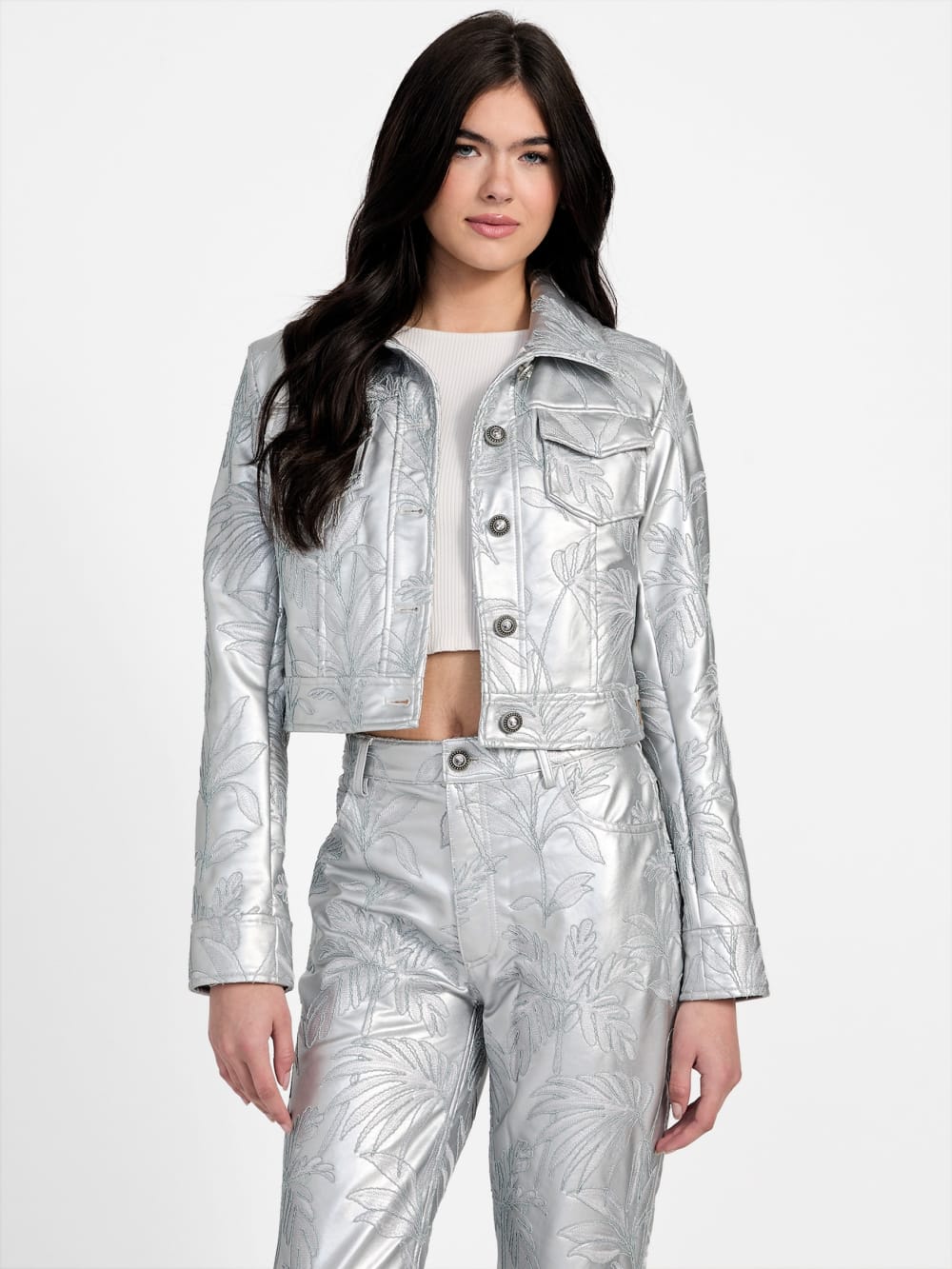 Clelia Embroidered Trucker Jacket - Guess