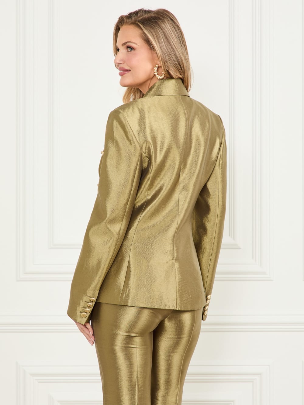 Eco Milla Double-Breasted Blazer - Guess