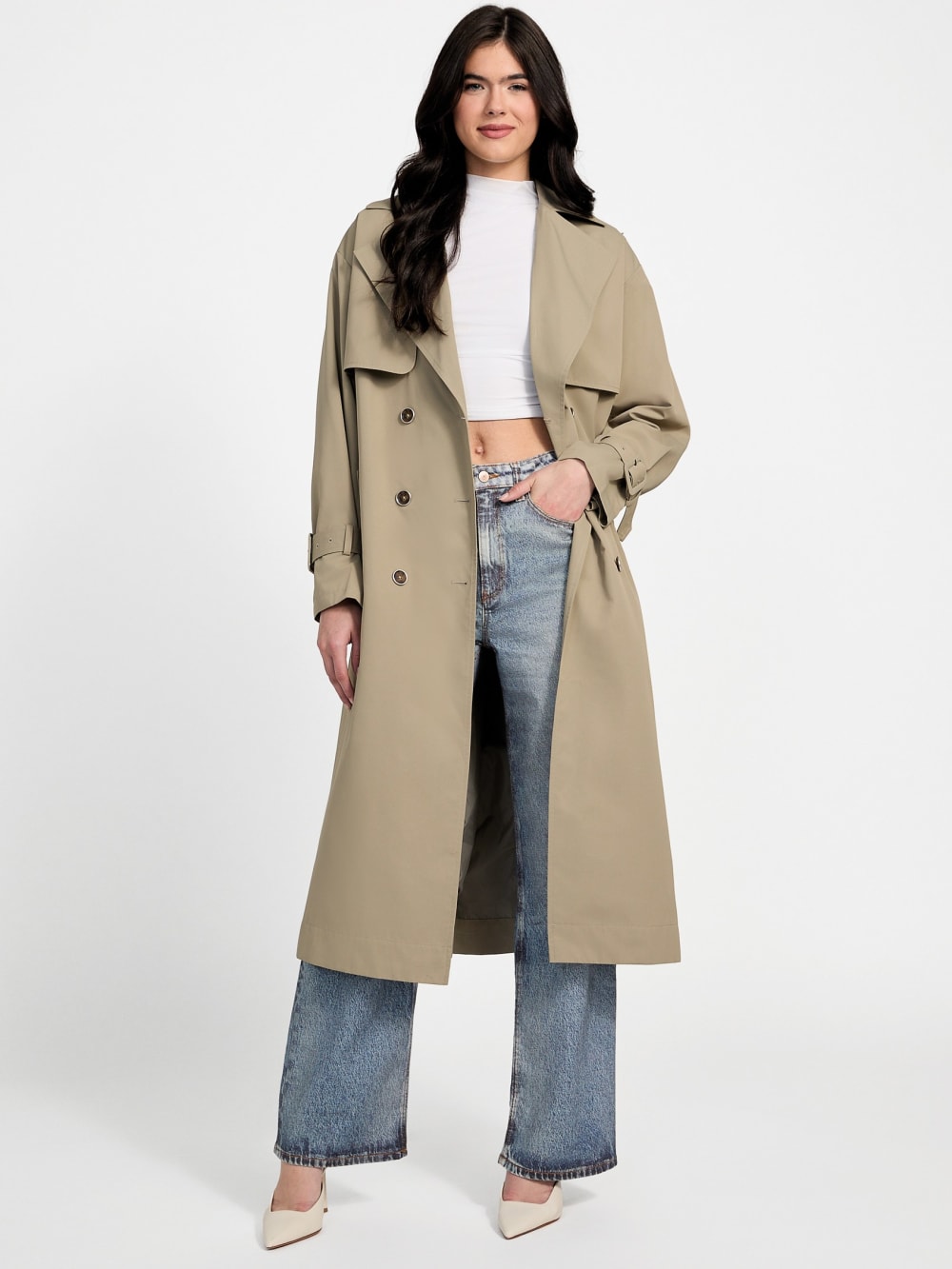Eco Amira Trench Coat - Guess