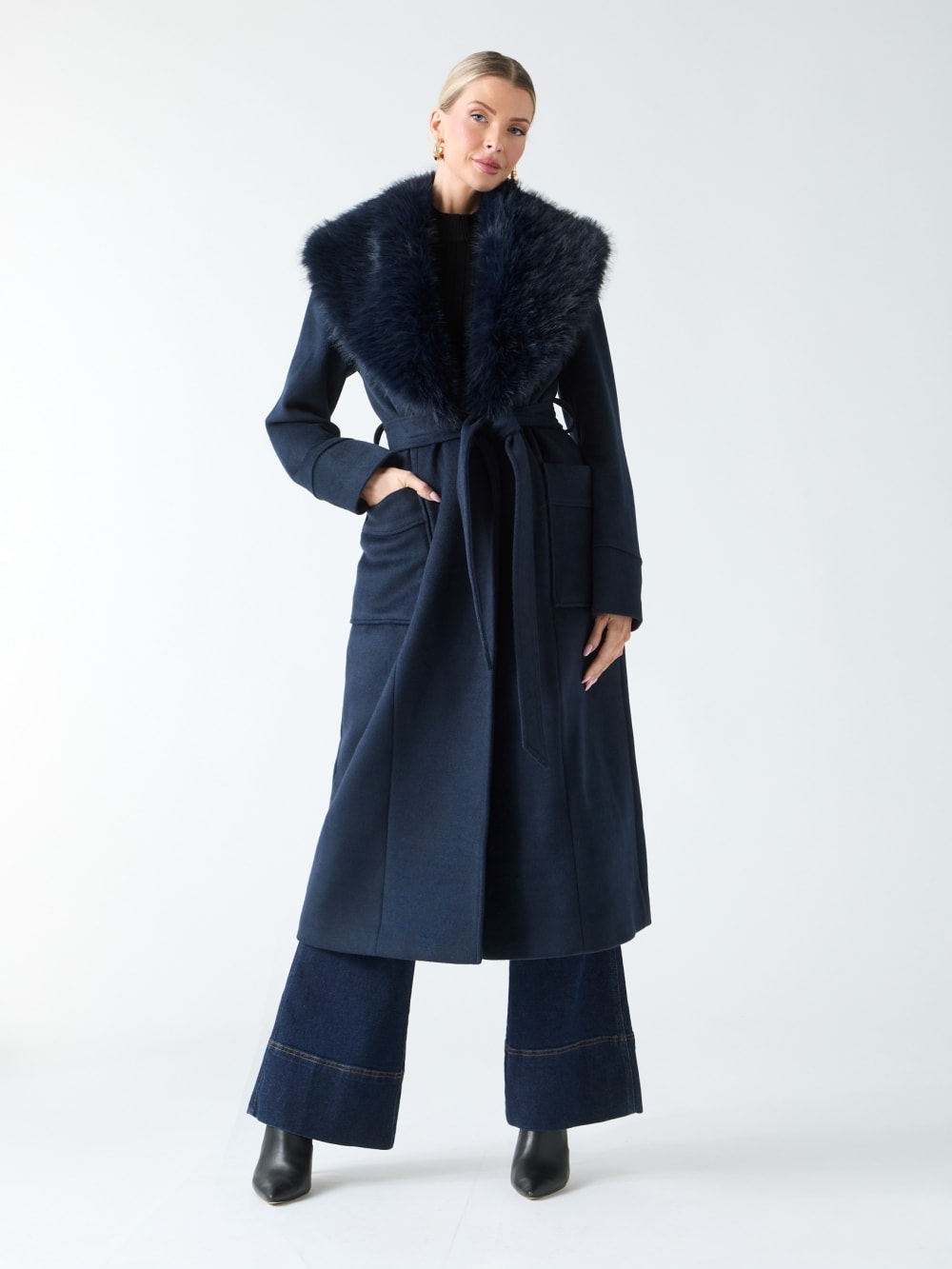 Charlize Wool-Blend Coat - Guess