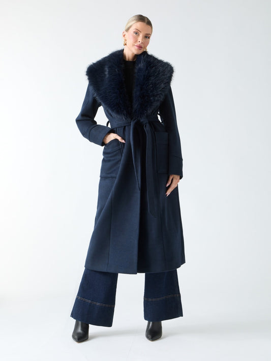 Charlize Wool-Blend Coat - Guess