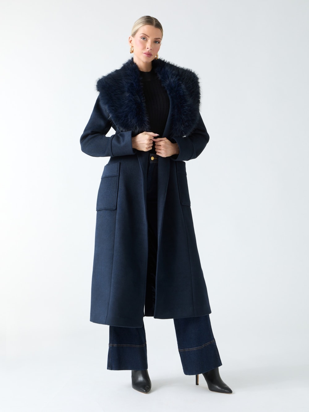 Charlize Wool-Blend Coat - Guess