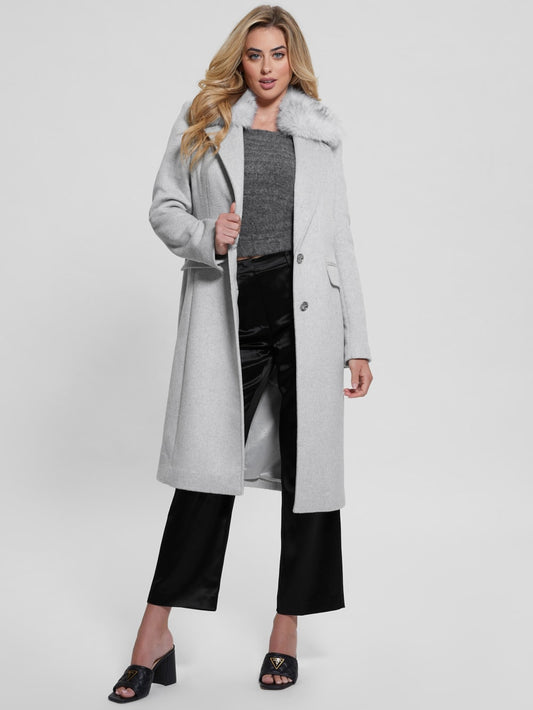 Eco Nancy Wool-Blend Coat - Guess