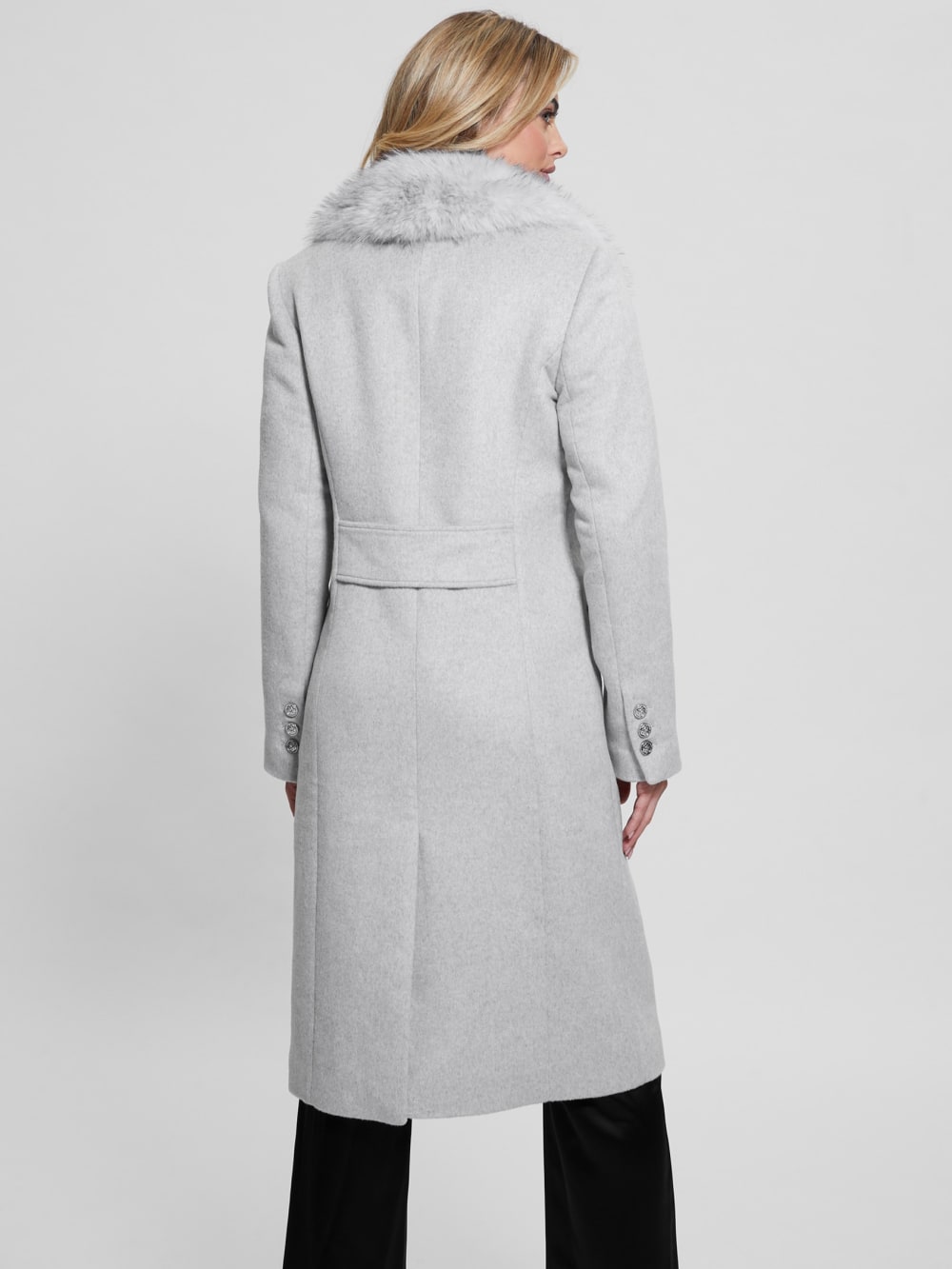 Eco Nancy Wool-Blend Coat - Guess