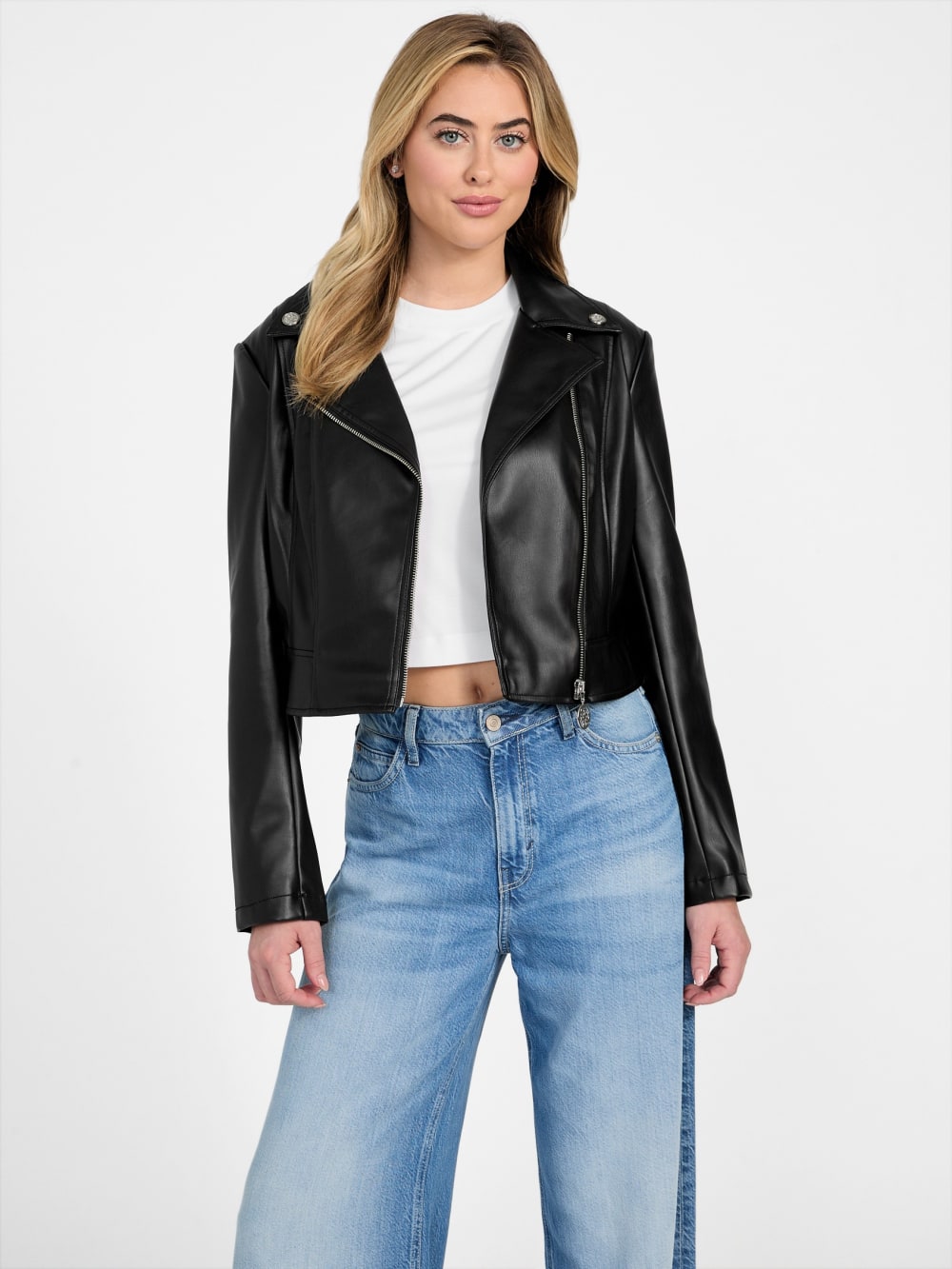 Clemence Faux-Leather Jacket - Guess