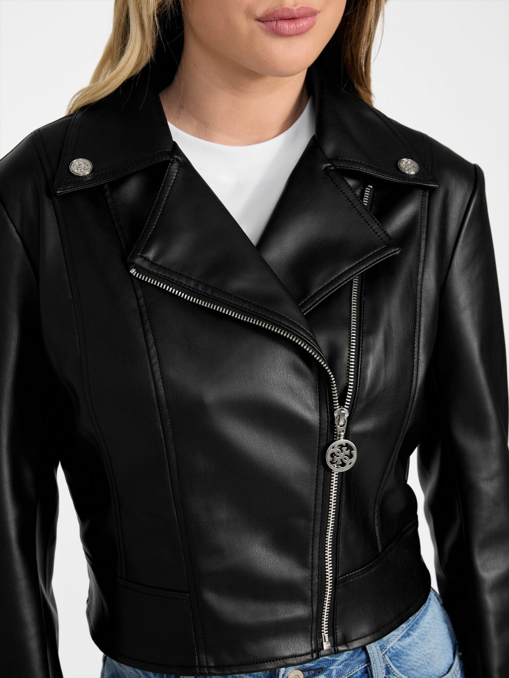 Clemence Faux-Leather Jacket - Guess
