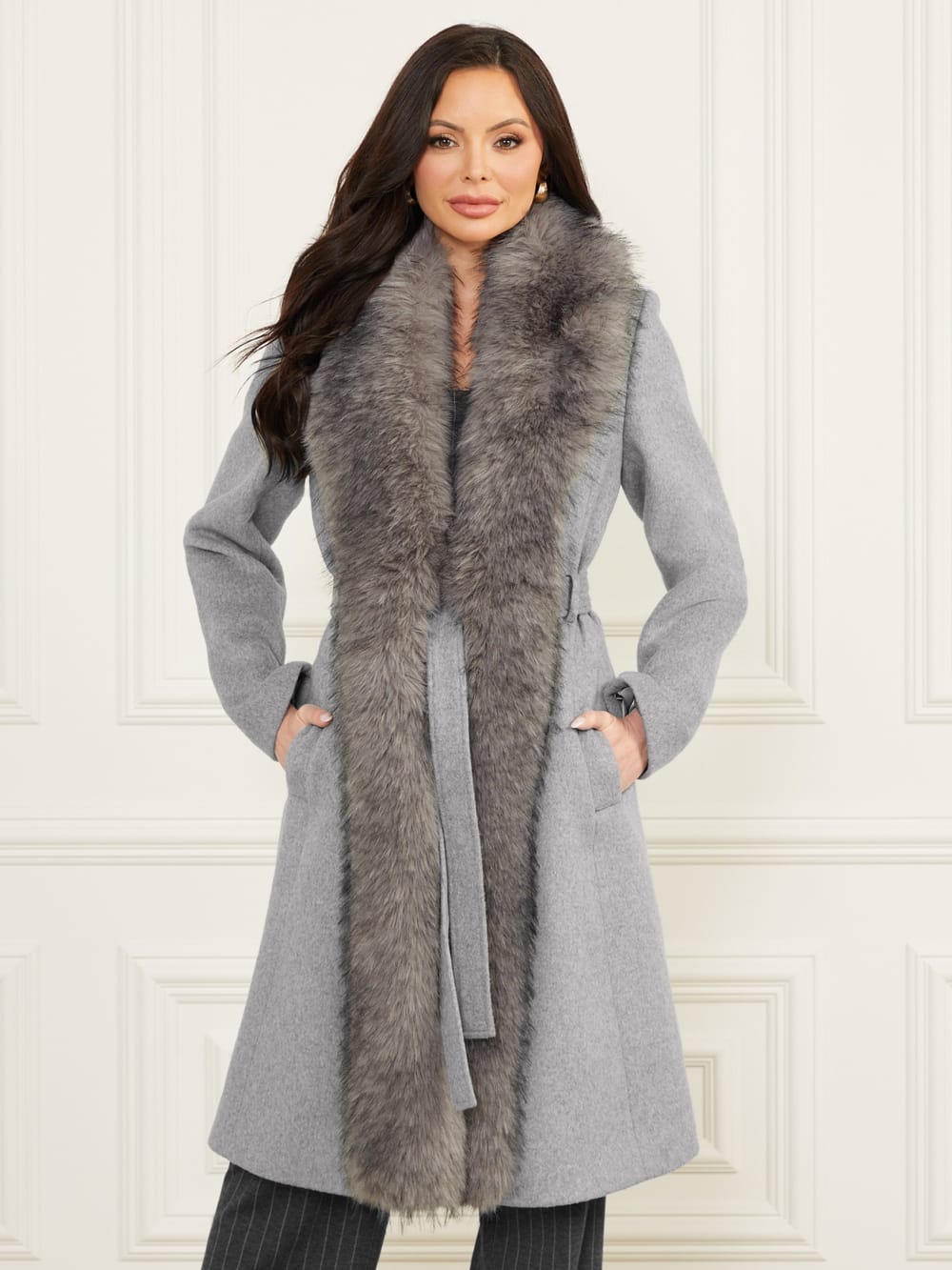 Valerie Wool-Blend Coat - Guess